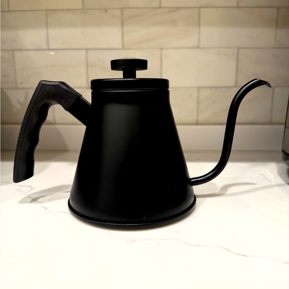 Kook Gooseneck Pour Over Kettle, Stainless Steel, 27 oz